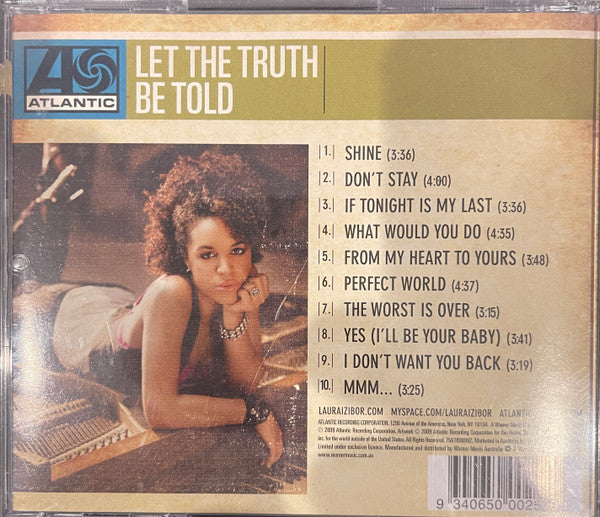 Laura Izibor : Let The Truth Be Told (CD, Album)