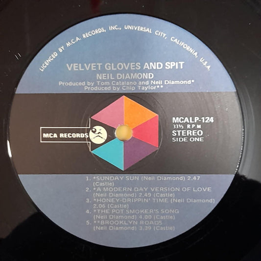 Neil Diamond : Velvet Gloves And Spit (LP, Album, RP)