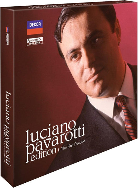 Luciano Pavarotti : Edition 1: The First Decade (27xCD, Album, Comp, RM + 7", EP)