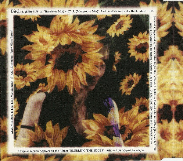 Meredith Brooks : Bitch (CD, Single)