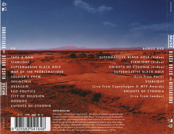 Muse : Black Holes & Revelations (CD, Album + DVD-V + Ltd)