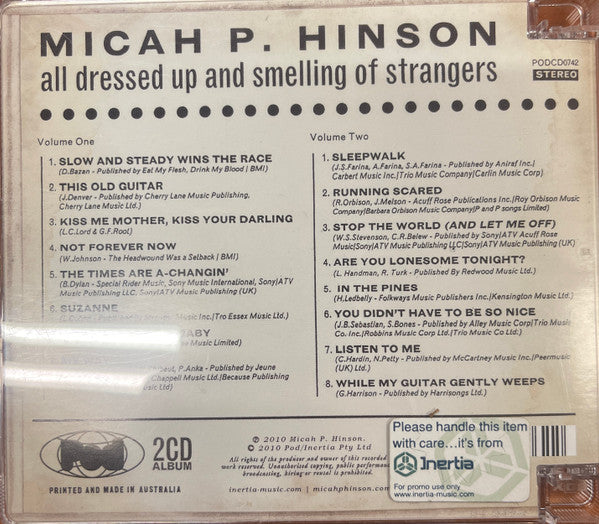 Micah P. Hinson : All Dressed Up And Smelling Of Strangers (2xCD, Album, Promo)