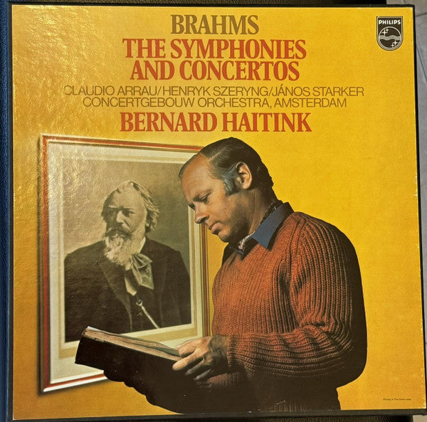 Johannes Brahms - Bernard Haitink - Concertgebouworkest : The Symphonies And Concertos (8xLP, Comp + Box)