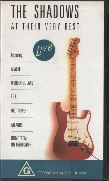The Shadows : At Their Very Best Live (VHS)