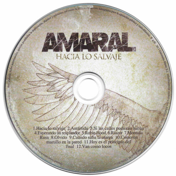 Amaral : Hacia Lo Salvaje (CD, Album, Dig)