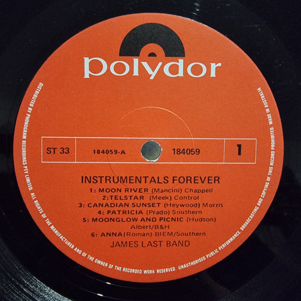 James Last Band* : Instrumentals Forever (LP, Album)