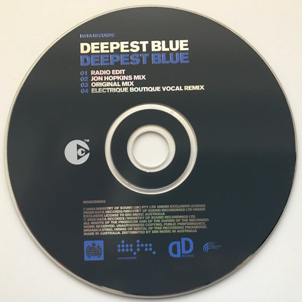 Deepest Blue : Deepest Blue (CD, Single, Copy Prot.)