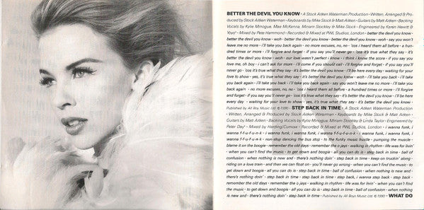 Kylie* : Rhythm Of Love (CD, Album, Whi)