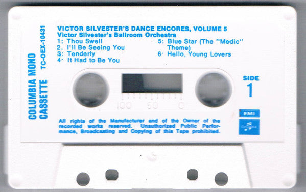 Victor Silvester : Victor Silvester's Dance Encores Vol. 5 (Cass, Album)