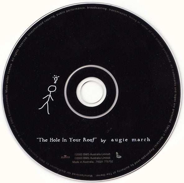 Augie March : The Hole In Your Roof (CD, Single)