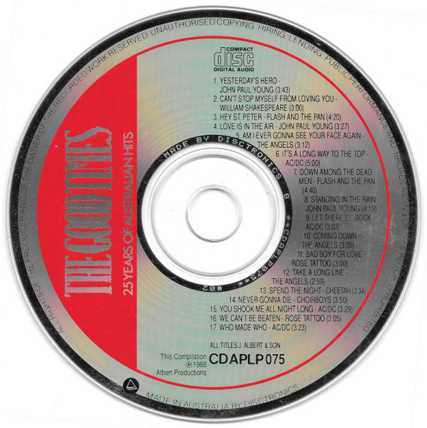 Various : The Good Times/25 Years Of Australian Hits (2xCD, Comp)