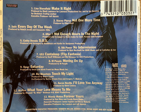 Various : Beverly Hills, 90210 - The College Years (CD)