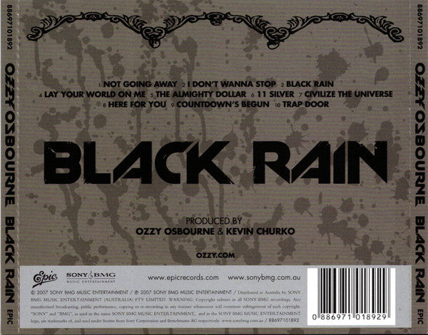 Ozzy Osbourne : Black Rain (CD, Album)
