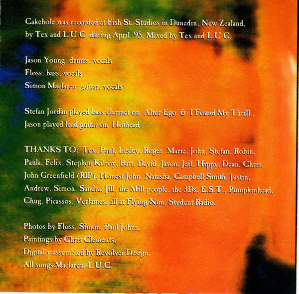 Loves Ugly Children : Cakehole (CD, Album)