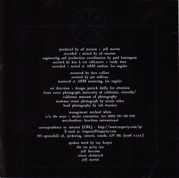 The Tea Party : The Edges Of Twilight (CD, Album)