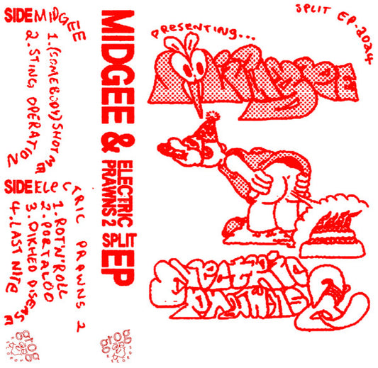 Midgee, Electric Prawns 2 : SPLIT EP (Cass, EP)