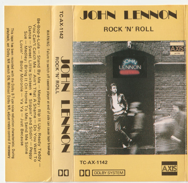 John Lennon : Rock 'N' Roll (Cass, Album, RE, Dol)