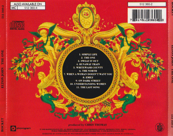 Elton John : The One (CD, Album, Dis)