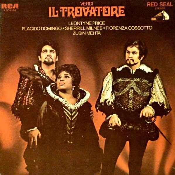 Giuseppe Verdi - Leontyne Price ' Placido Domingo ' Sherrill Milnes ' Fiorenza Cossotto ' Zubin Mehta : Il Trovatore (3xLP, Album + Box)
