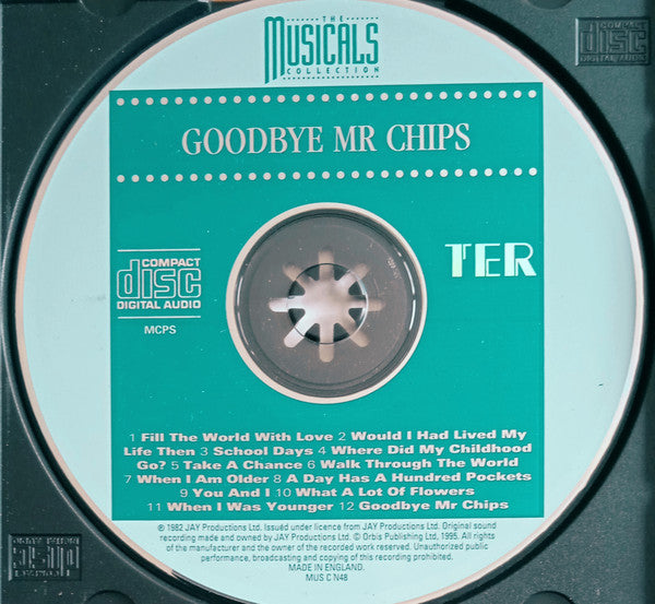 Leslie Bricusse - Original Cast* Conducted By John Owen Edwards : Goodbye Mr Chips (CD, Album)