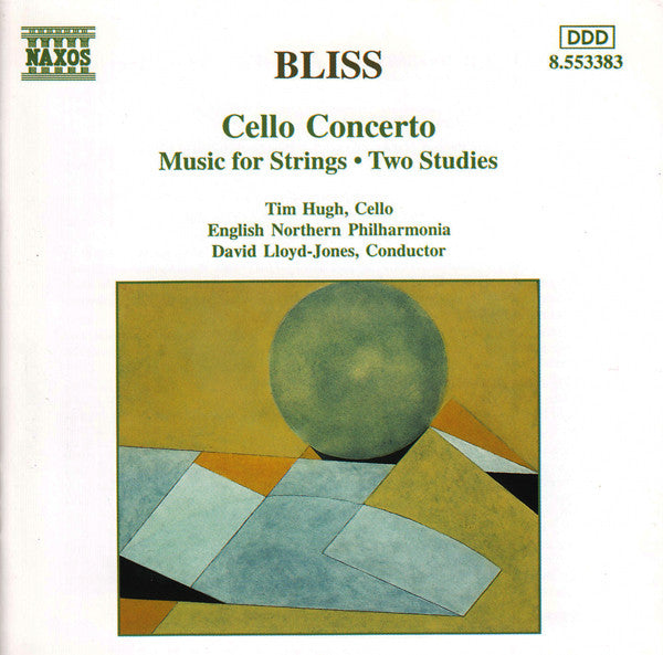 Bliss* - Tim Hugh, English Northern Philharmonia, David Lloyd-Jones : Cello Concerto / Music For Strings / Two Studies (CD, Album)