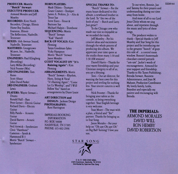 Imperials : Love's Still Changing Hearts (CD, Album)