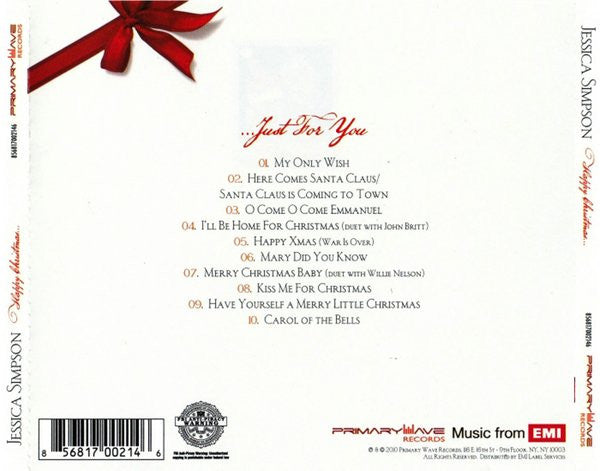 Jessica Simpson : Happy Christmas (CD, Album)