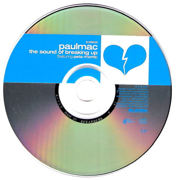 Paulmac Featuring Peta Morris : The Sound Of Breaking Up (CD, Single)