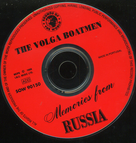 Unknown Artist : Memories From Russia (CD, Comp)