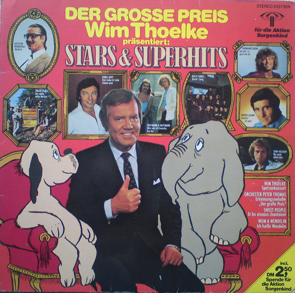 Various : Der Grosse Preis - Wim Thoelke Präsentiert: Stars & Superhits (LP, Comp)