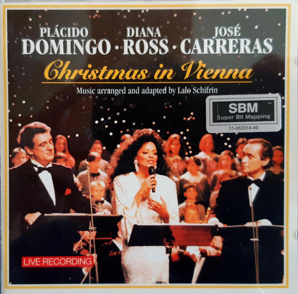 Plácido Domingo* · Diana Ross · José Carreras : Christmas In Vienna (CD, Album, SBM)
