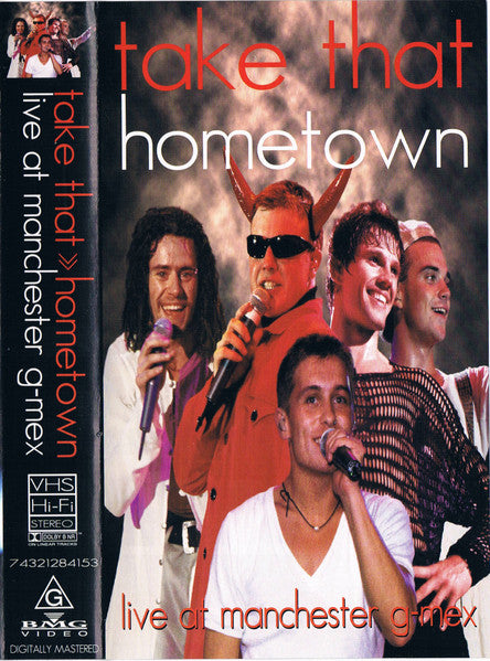 Take That : Hometown Live At Manchester G-Mex (VHS, PAL)