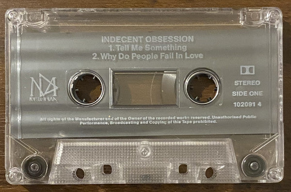 Indecent Obsession : Tell Me Something (Cass, Single)