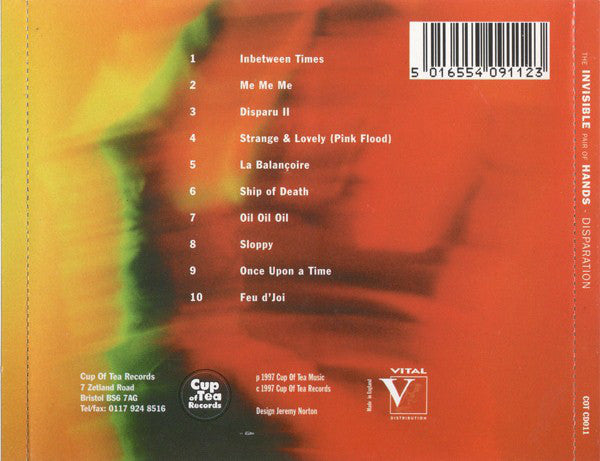 Invisible Pair Of Hands : Disparation (CD, Album)