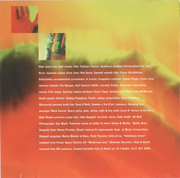 Invisible Pair Of Hands : Disparation (CD, Album)