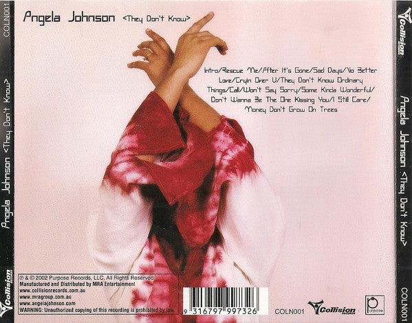 Angela Johnson : They Don't Know (CD, Album)