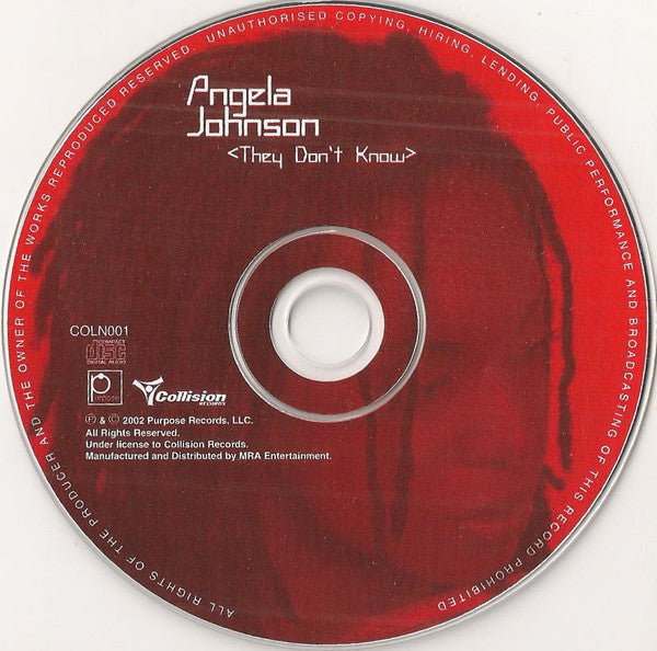 Angela Johnson : They Don't Know (CD, Album)