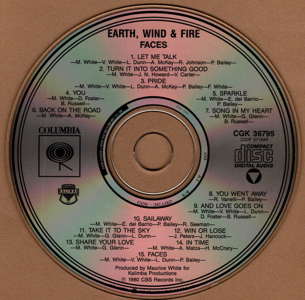 Earth, Wind & Fire : Faces (CD, Album, RE)