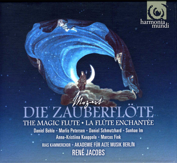 Mozart* - Daniel Behle · Marlis Petersen · Daniel Schmutzhard · Sunhae Im · Anna-Kristiina Kaappola · Marcos Fink · RIAS-Kammerchor · Akademie Für Alte Musik Berlin · René Jacobs : Die Zauberflöte (3xCD, Album + Box)