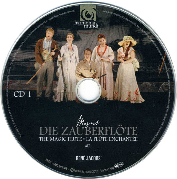 Mozart* - Daniel Behle · Marlis Petersen · Daniel Schmutzhard · Sunhae Im · Anna-Kristiina Kaappola · Marcos Fink · RIAS-Kammerchor · Akademie Für Alte Musik Berlin · René Jacobs : Die Zauberflöte (3xCD, Album + Box)