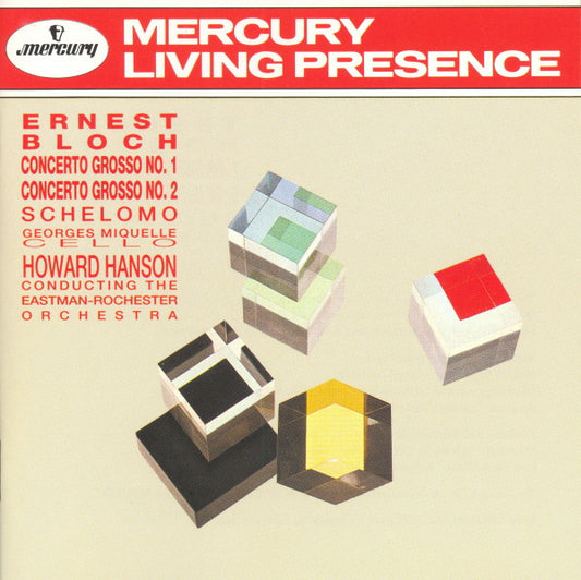 Ernest Bloch, Howard Hanson, Eastman-Rochester Orchestra : Hanson Conducts Bloch (CD, Comp)