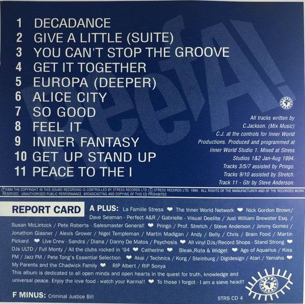 Reefa! : Love Life Live Love (CD, Album)