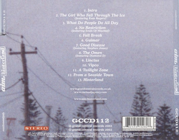 Aim : Hinterland (CD, Album)