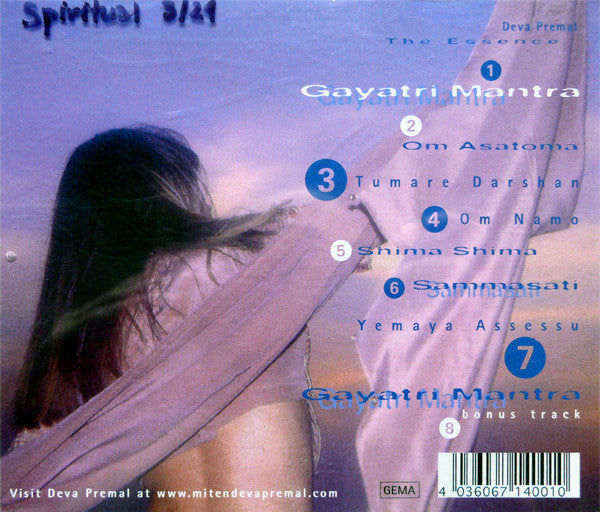 Deva Premal : The Essence (CD, Album)