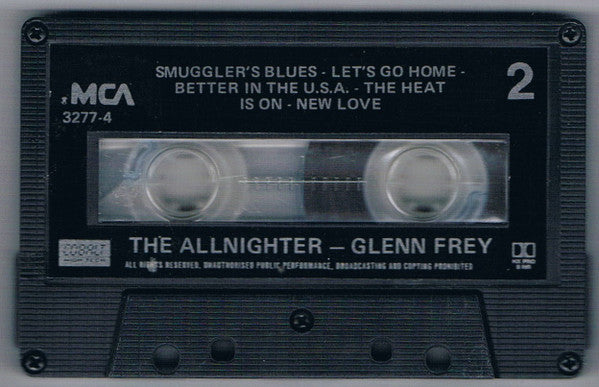 Glenn Frey : The Allnighter (Cass, Album, Cob)