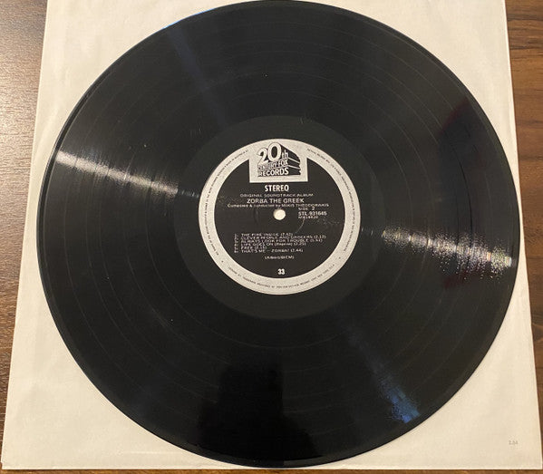 Mikis Theodorakis : Zorba The Greek (Original Soundtrack) (LP, Album, RP)