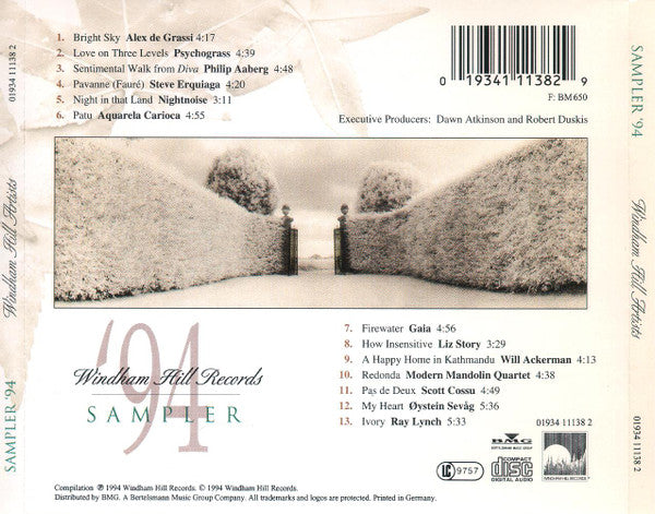 Windham Hill Artists : Windham Hill Records Sampler '94 (CD, Comp, Smplr)