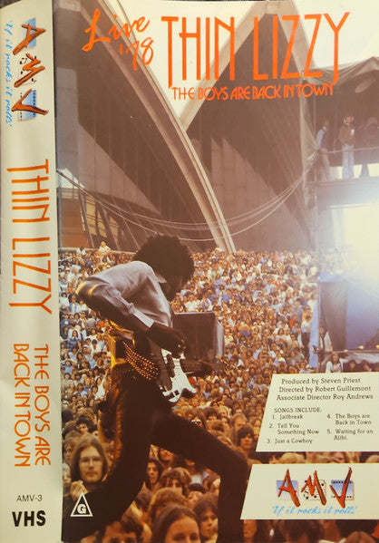 Thin Lizzy : Live '78 - The Boys Are Back In Town  (VHS)