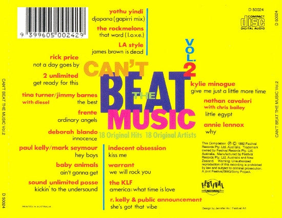 Various : Can't Beat The Music Vol. 2 (CD, Comp)