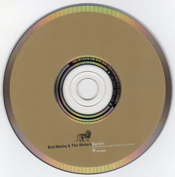 Bob Marley & The Wailers : Burnin' (CD, Album, RE, RM)